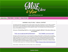 Tablet Screenshot of milflikesitraw.com